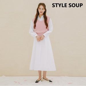 [SOUP] 핀턱 셔츠 원피스(SA3OPE3)