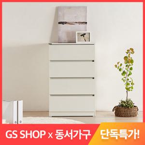 동서가구 몬티아 600 4단 광폭 속 깊은 서랍장 DF643164