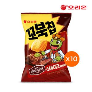 [오리온] 꼬북칩 스테이크와사비(80g) x 10개