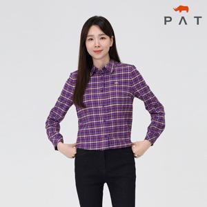 [PAT 여성] 면 체크 셔츠_1G81530