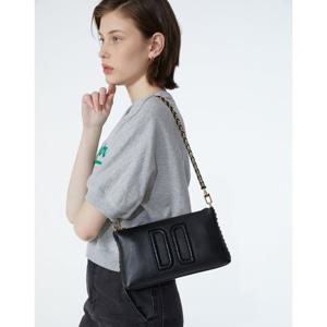 닥스 악세서리 여성 23FW populet블랙 DD로고 소가죽 체인숄더백 WCBA3F011BK