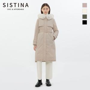 [SISTINA] 인기 폭스퍼 트렌치 덕다운 점퍼_ASDJPN41040