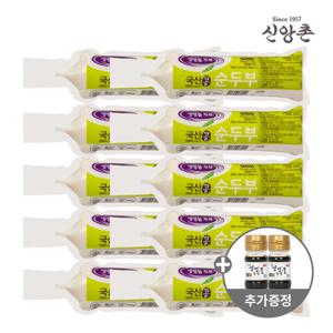 [신앙촌] 국산순두부 350g 10모 미니간장 2병 s