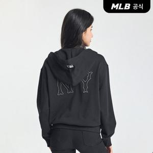 [MLB] 쿠퍼스 등판 빅로고 오버핏 후드집업 NY (Black)