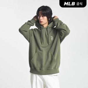 [MLB] 빈티지 바시티 오버핏 후드티 BOS (Ptn.Khaki)