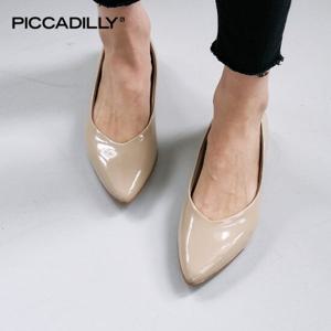 [PICCADILLY]피카딜리274065-24 플랫슈즈_베이지페이턴트(1.5cm)