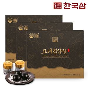 한국삼 고려침향환 3.75g x 30환 x 3박스 + 쇼핑백