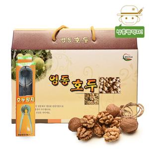 [영동직송] 무농약 영동 햇 알호두 1kg+호두망치