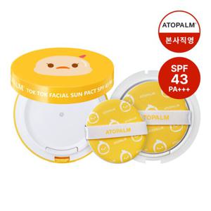 아토팜 톡톡 페이셜 선팩트 SPF43 PA+++ 15g 본품1+리필1