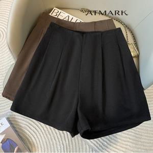 ATMARK 모직핀턱라인숏팬츠_AA46PT036G