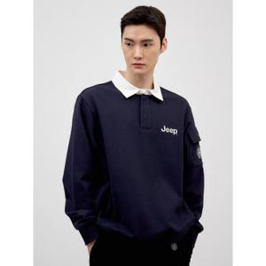 Jeep [지프] JO1TSU811 (공용) 루즈핏 카라넥 맨투맨티셔츠 PA