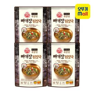 [오뚜기] 죽장연 빠개장 된장국 500g 4개