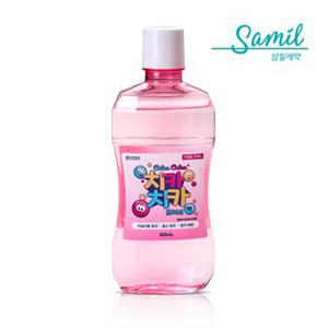 삼일제약 치카치카 프레쉬액 풍선껌맛 360ml 1개 / 어린이가글 자일리톨 불소함유