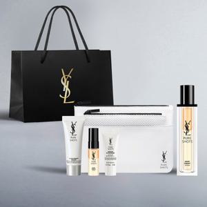 [9월] 퓨어 샷 나이트 리부트 세럼 50ml 세트(+디럭스 3종+퓨어샷 사각 파우치)