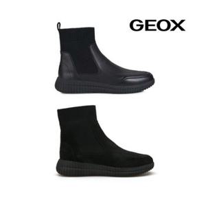 [GEOX]제옥스 여성 New 23F/W 컴포트 삭스 니트 앵클 부츠 누베 W1B4GAA0W11 블랙/W1B4GAA0W12