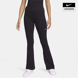 우먼스 나이키 스포츠웨어 칠 니트 타이트 미니 립 플레어 레깅스 NIKE FQ2114-010