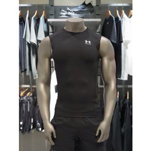 언더아머 남성 민소매 컴프레션 HeatGear® 아머 슬리브리스 헬스 운동 스포츠 1361522 블랙