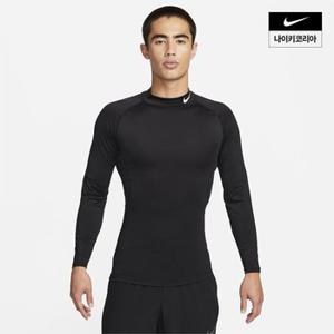 맨즈 나이키 프로 드라이 핏 피트니스 모크넥 긴팔 탑 NIKE FB7909-010