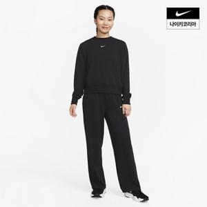 우먼스 나이키 드라이 핏 원 크루넥 프렌치 테리 스웨트 셔츠 NIKE FB5126-010