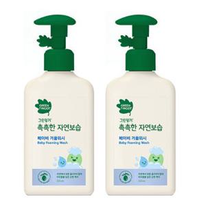 [그린핑거]촉촉한자연보습 베이비거품워시320ml X 2개