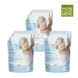 네이쳐러브메레 아기섬유유연제 쿨프레쉬 리필형 1300ml 3팩