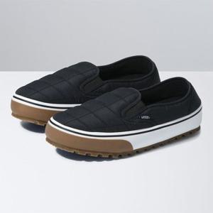 VANS 반스 윈터 라이프스타일 퀄티드 스노우 로지 슬리퍼 반스가드 VN0A5JI2BLK1