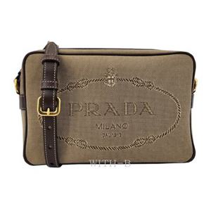 (쇼핑백 증정)[PRADA]자카드 로고 카메라백 1BH089 CORDA+BRUCIATO UCW F0B16