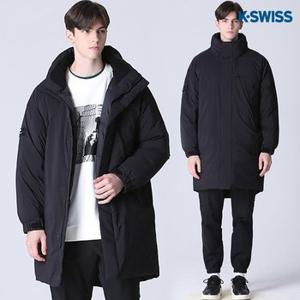 K-SWISS] 데니 와펜 심볼 미드 덕다운 패딩 점퍼