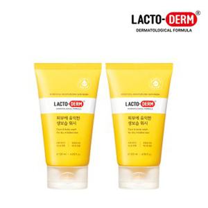 락토덤 피부에 유익한 생보습 워시 120ml x 2