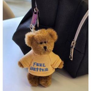 보이즈베어 쪼꼬미 메세지 곰 인형 키링 [Feel better] bear keyring