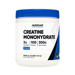 뉴트리코스트 대용량 크레아틴 300g Creatine