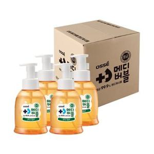 오쎄 메디버블 항균 핸드워시 거품형(500ml) 그린애플향, 4개