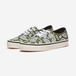 반스 VANS 어센틱 프리마베라 페이즐리 올리브 PRIMAVERA PAISLEY OLIVE 6 1