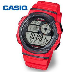 [정품] CASIO 카시오 AE-1000W-4A 월드타임 5알람 전자 군인시계