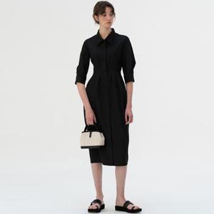 [SS21 ESSENTIAL] Original Silhouette Shirt Dress Black