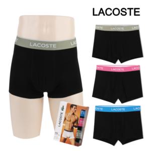 LACOSTE 언더웨어 박서 드로즈팬티 3개입 5H3401-GFX