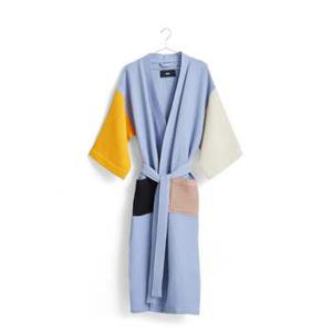 헤이 HAY Waffle Multi Bathrobe 와플 멀티 배스로브 Dusty Blue multi