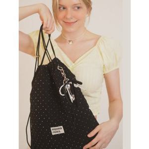 Gym sack string bag _Twilight black