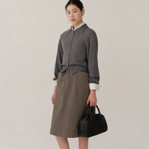 FW24 Cashmere Cardigan Melange-Gray