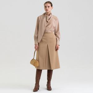 FW21 A-line Skirt Camel