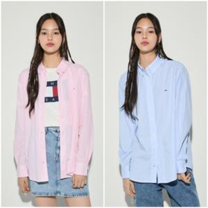 여성 에센셜 스트라이프 셔츠 T32E7WSH02TWT1 TOMMY JEANS