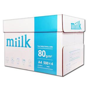 밀크(Miilk) A4용지 80g 1박스(2000매)