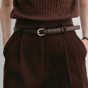 엘르 에코 레더 벨트 / ELLE ECO LEATHER BELT_4colors