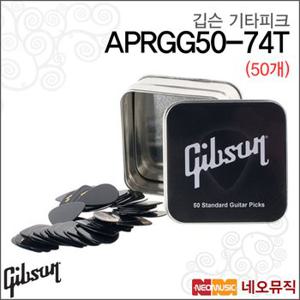 깁슨 기타 피크 Gibson APRGG50-74T Thin (50개) 세트