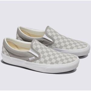 VANS 반스 캔버스 블록 체커보드 슬립온 그레이 / VN0A2Z41BXC