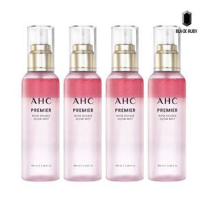 AHC 프리미어 로즈 더블 글로우 미스트 100ml x4