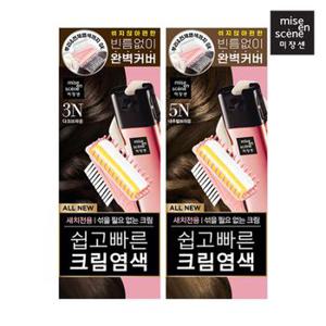 미쟝센 올뉴 쉽고빠른 크림염색 80G 2개[34499823]