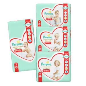 [프리미엄케어] 3박스 유럽산 팸퍼스 팬티 3~6단계 Pampers 바우처