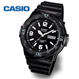 [정품] CASIO 카시오 MRW-200H-1B2 다이버 야광 남성 수능시계