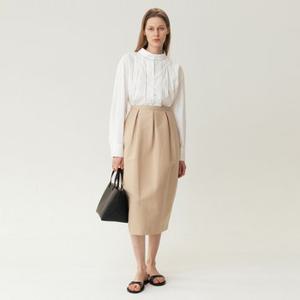 RESORT23 Voluminous Midi Skirt Beige